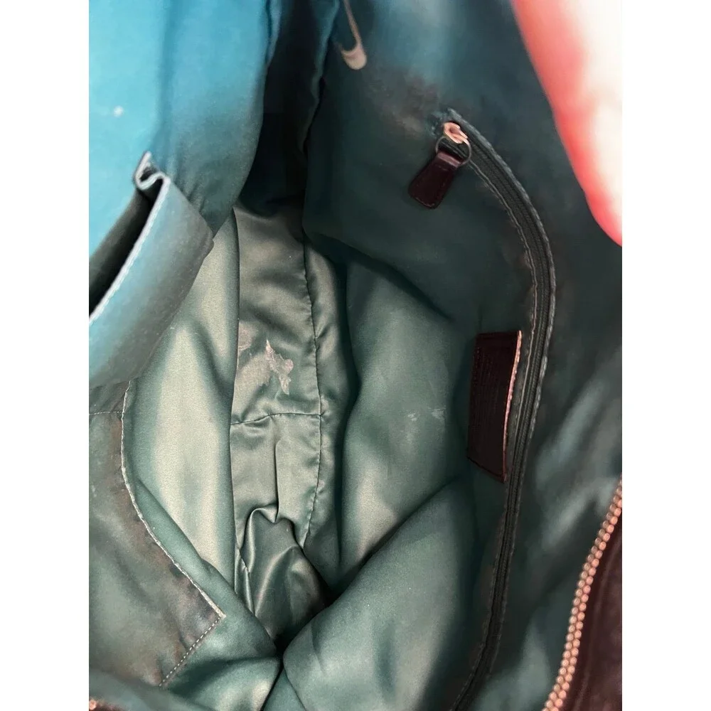 COACH Pebble Black Leather Handbag Shoulder Bag Purse Hoho K1305-F23292 - Picture 9 of 12